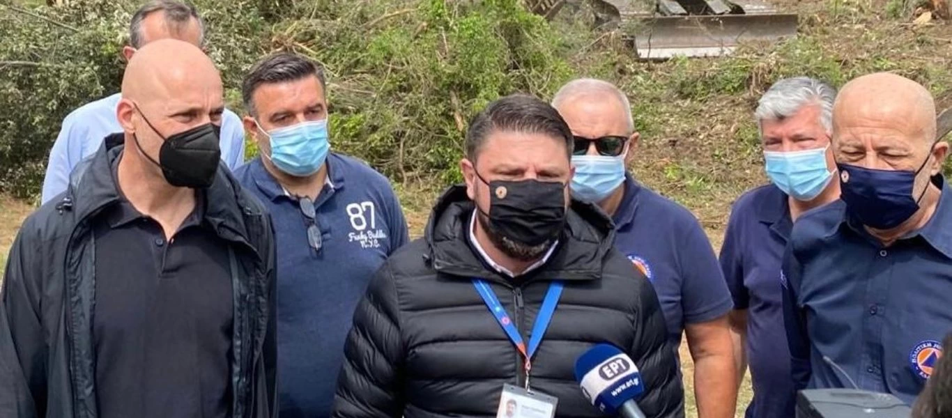 Αυτοψία του N.Χαρδαλιά στην Ιπποκράτειο Πολιτεία για την πορεία των καθαρισμών πυροπροστασίας